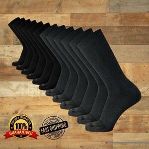 AND1 ProPlatinum Athletic Performance Crew Socks 12-pk, 6-Pr Grey/6-Pr Black